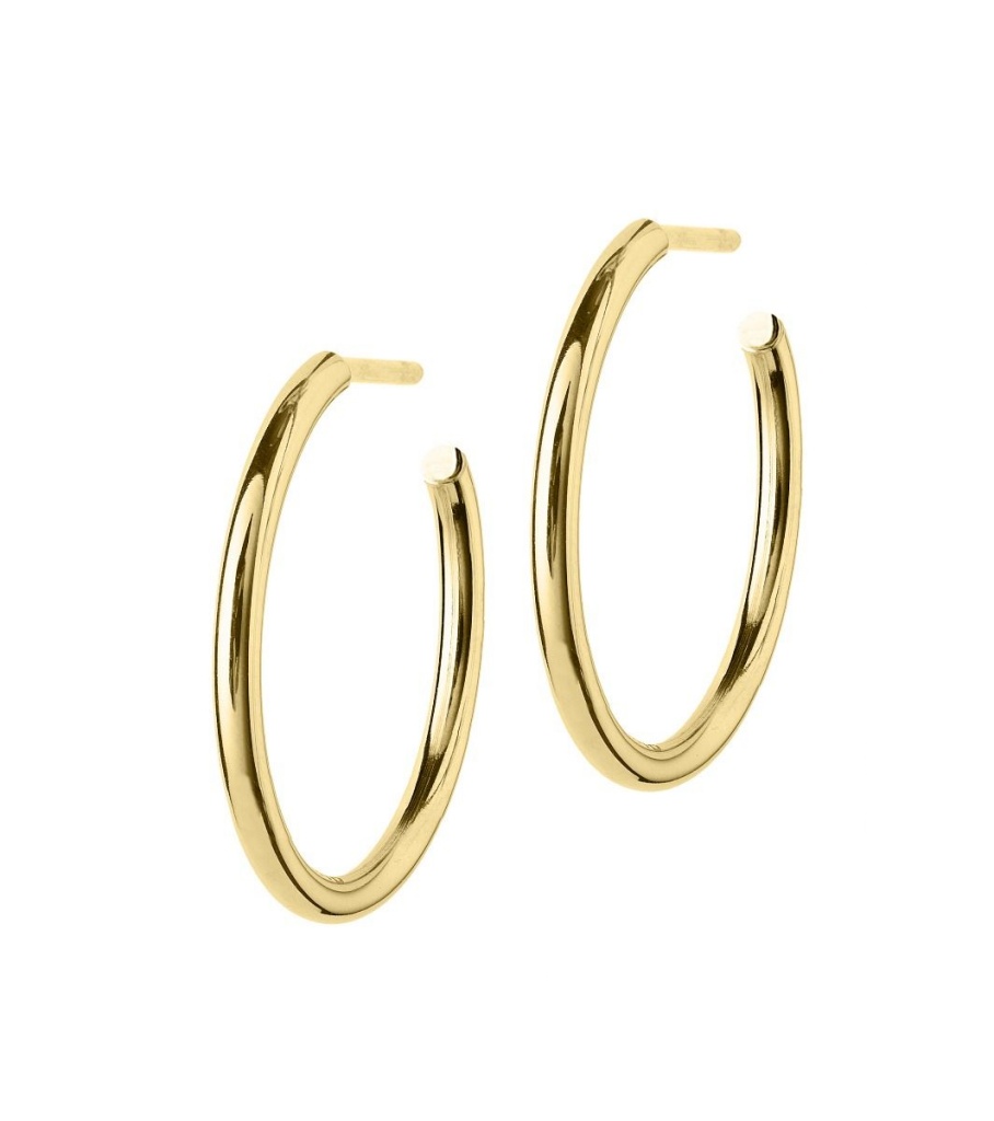 Hoops Earrings - Gold Medium