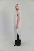 Aurora Knitted Dress - Cold Beige