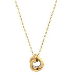 Zinnia Duo Necklace S - Gold