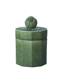 Keramikburk Hasselnöt - Grön