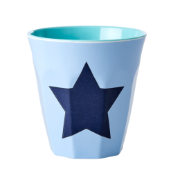 Medium Mugg - Blå Stjärna