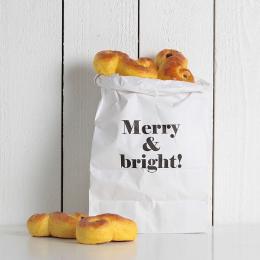 Qlkort Påse - Merry & Bright