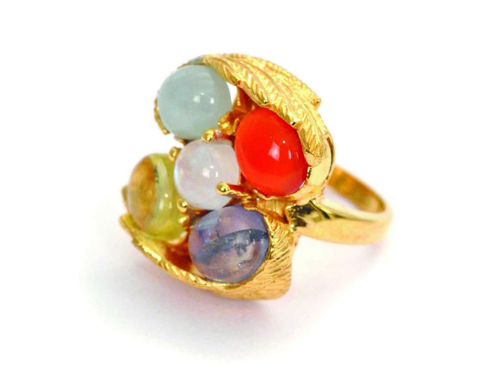 Syster P birds nest ring gold