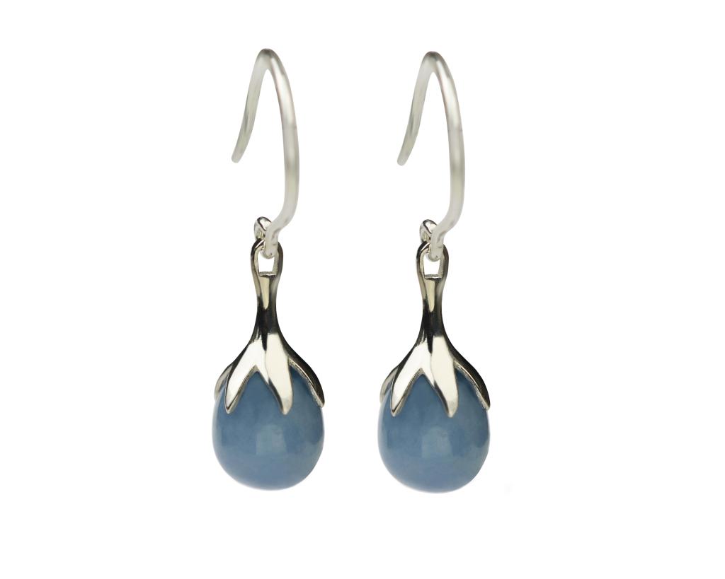 Syster P DRIPPING EARRINGS SILVER ANGELITE