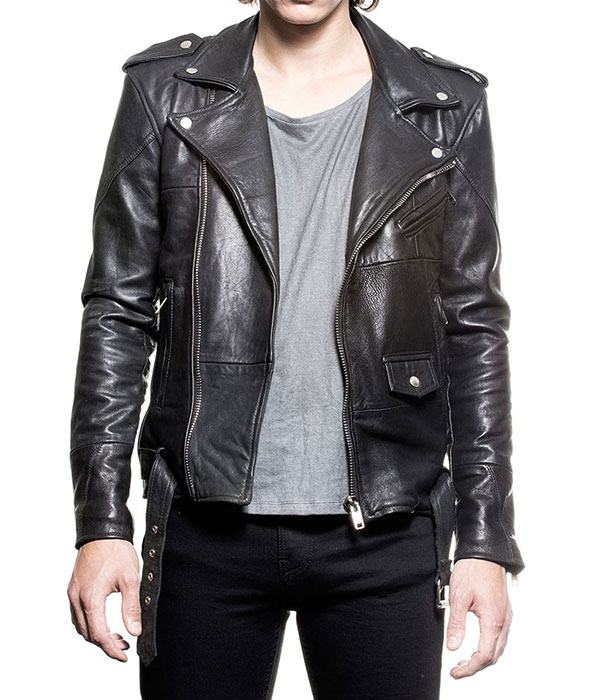 SKO UNO Biker Black SKO UNO Leather Jackets