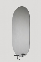 Spegel Miró Miró Oval Grey Mist