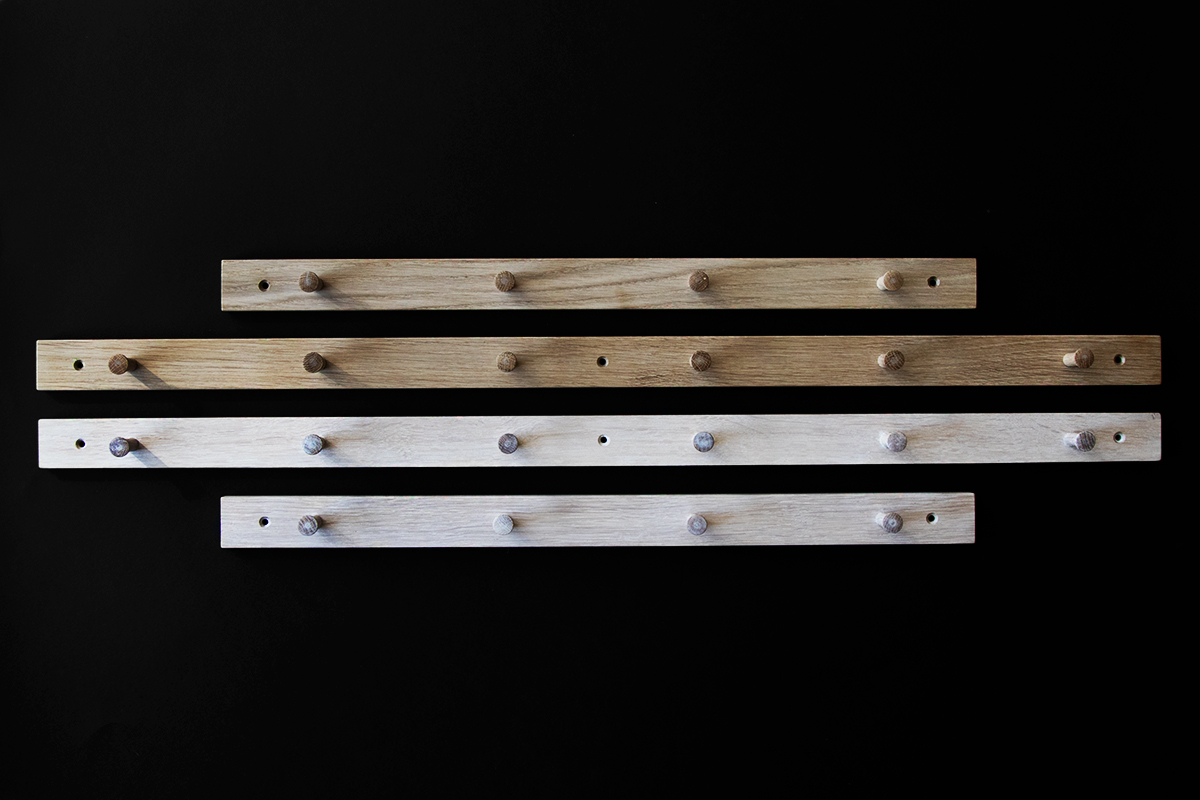 Knopplist Eken Natur 90 cm