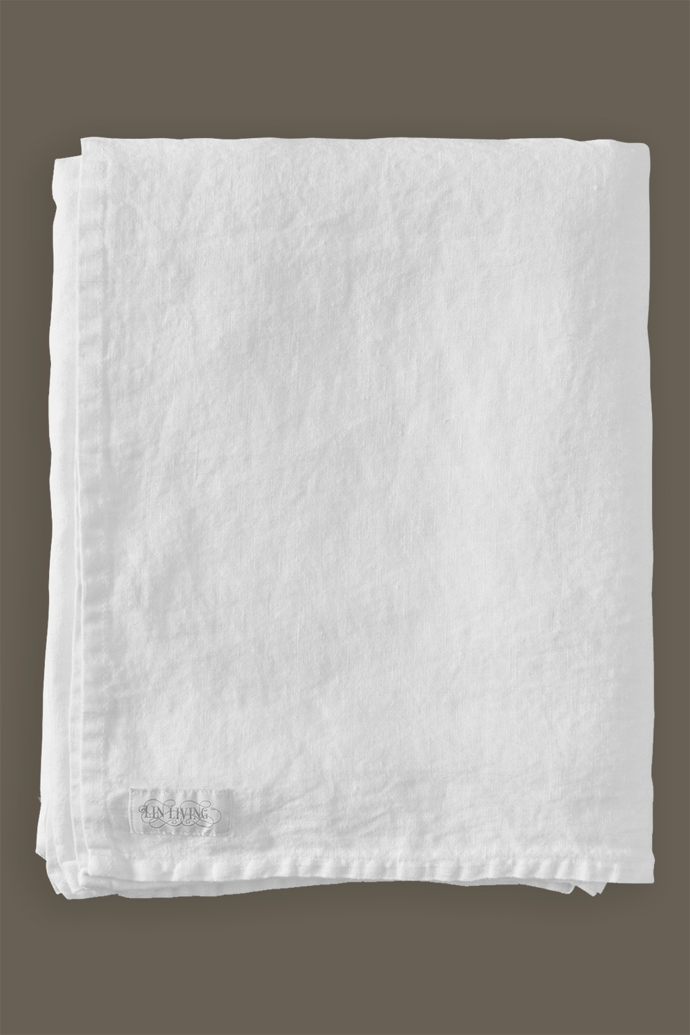 Underlakan White Washed Linen