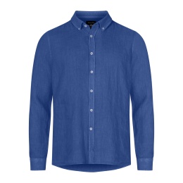 Linston Linen Shirt Indigo Blue