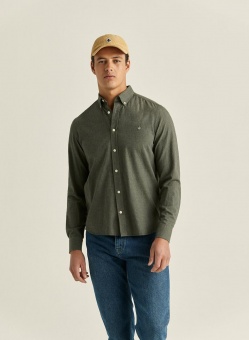Watts Flannel Shirt Olive