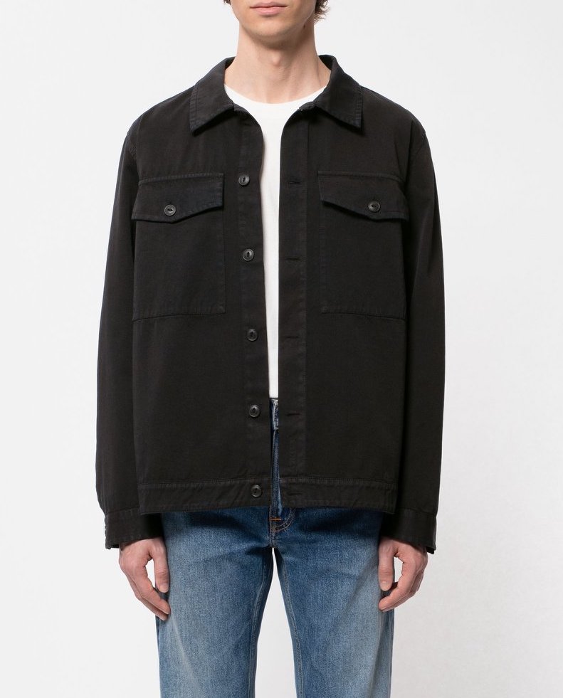 nudie colin utility overshirt