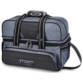 2-BALL TOTE DELUXE PLAID/GREY/BLACK