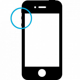 iPhone 4 Volym/Mute/Hörlursuttag