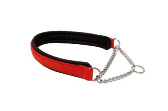 Halvstryp i microfleece 25cm röd