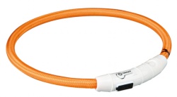  Flash light ring USB, L-XL: 65 cm/ø 7 mm, orange