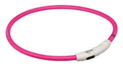  Flash light ring USB, M-L: 45 cm/ø 7 mm, rosa