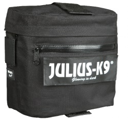 Julius-K9 Klövjeväska, svart, 2-pack, till #1506 powersele
