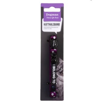 Katthalsband reflex dots 10mm x 21-30cm