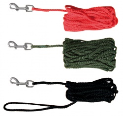 Spårlina, nylon, 15 m/ø 5 mm, röd
