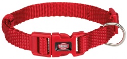  Premium halsband, M/L: 35-55 cm/20 mm, röd