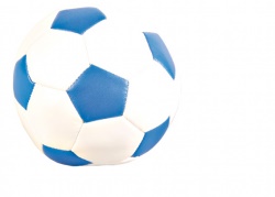 Fotboll canvas, 11 cm, blandade färger