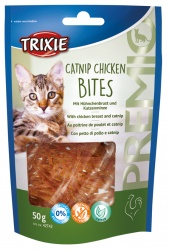 PREMIO Catnip Chicken Bites, 50 g