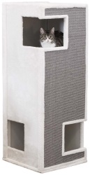 Cat Tower Gerardo, 100 cm, vit/grå