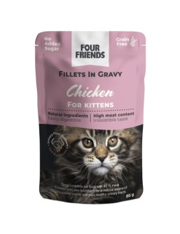 Kitten Chicken in Gravy Pouch 85g
