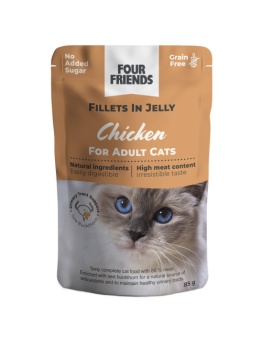 Adult Chicken in Jelly Pouch 85g