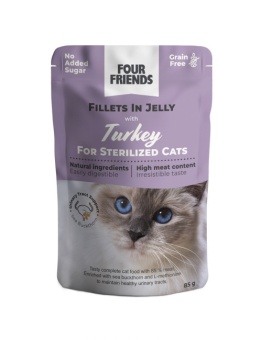 Sterilized Turkey in Jelly Pouch 85g