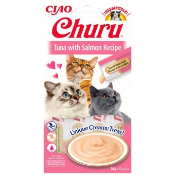 Churu cat tuna with salmon 4p