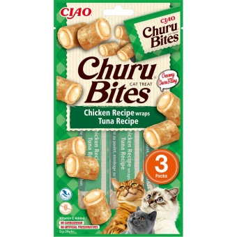 Churu Cat Bites Chicken & Tuna Wrap
