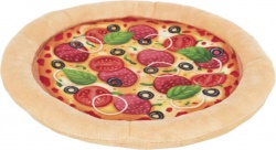 Pizza, plysch, ø 26 cm