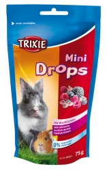 Mini Drops gnagare skogsbär 75 g