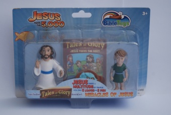 Actionfigurer Jesus och Petrus
