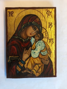 Ömhetens Gudsmoder (15x22), äkta ikon
