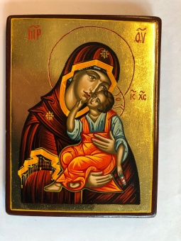 Ömhetens Gudsmoder (10x13), äkta ikon