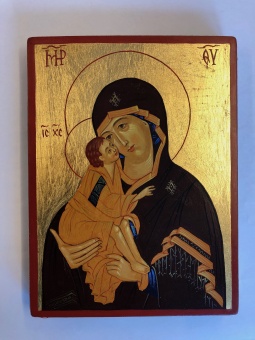 Ömhetens Gudsmoder (15x20), äkta ikon
