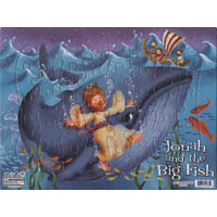 Pussel (40 bitar), Jona och stora fisken