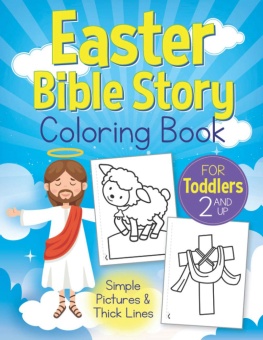 Målabok Easter Bible Story