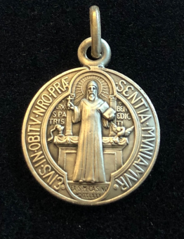 Medalj, silver, 18mm, relief