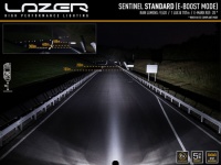 Lazer Sentinel Std LED extraljus 9” Black