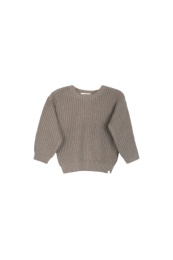 Brett Knitted Sweater Organic - Brown