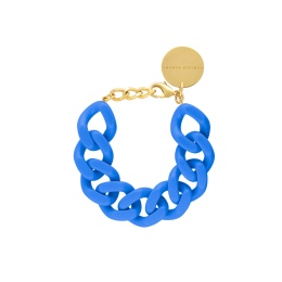 Flat Chain Bracelet - Blue