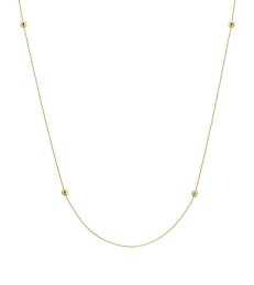 Bead Necklace Multi - Gold