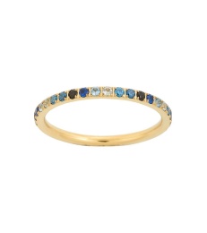 Glow Ring Mini Multi - Lazuli Gold