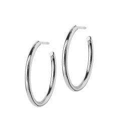 Hoops Earrings - Steel Medium