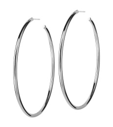 Hoops Earrings - Steel Large