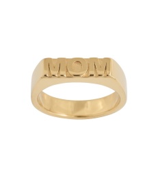 Signet Ring MOM - Gold
