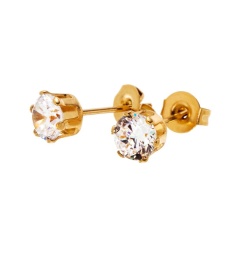 Crown Studs - Gold